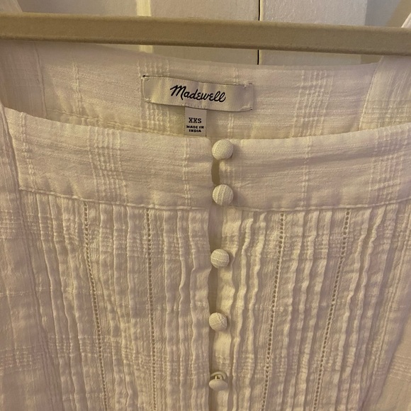 Madewell puff sleeve drawstring mini dress - Picture 4 of 6